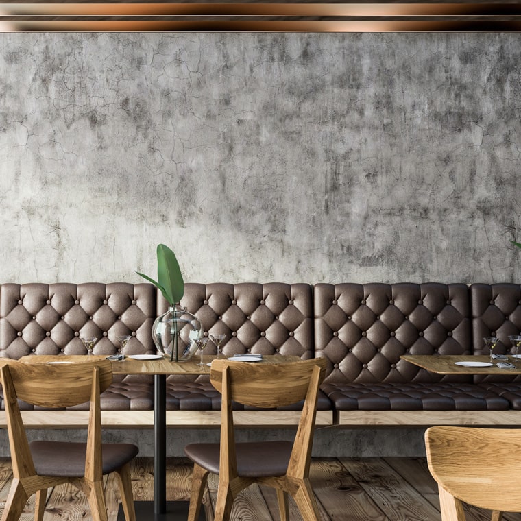 see your LED neon sign on a restaurant background @ne.onlight