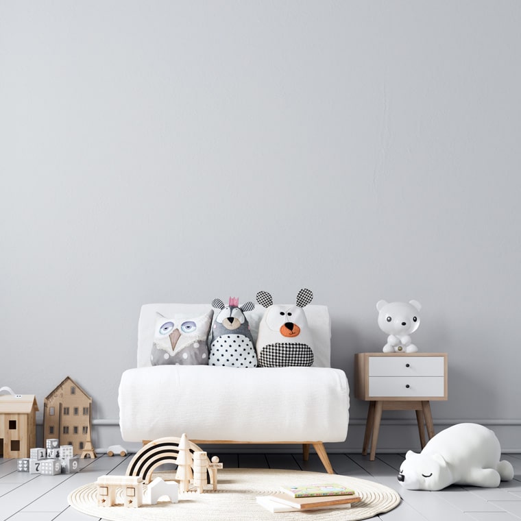 see your LED neon sign on a kids room background @ne.onlight